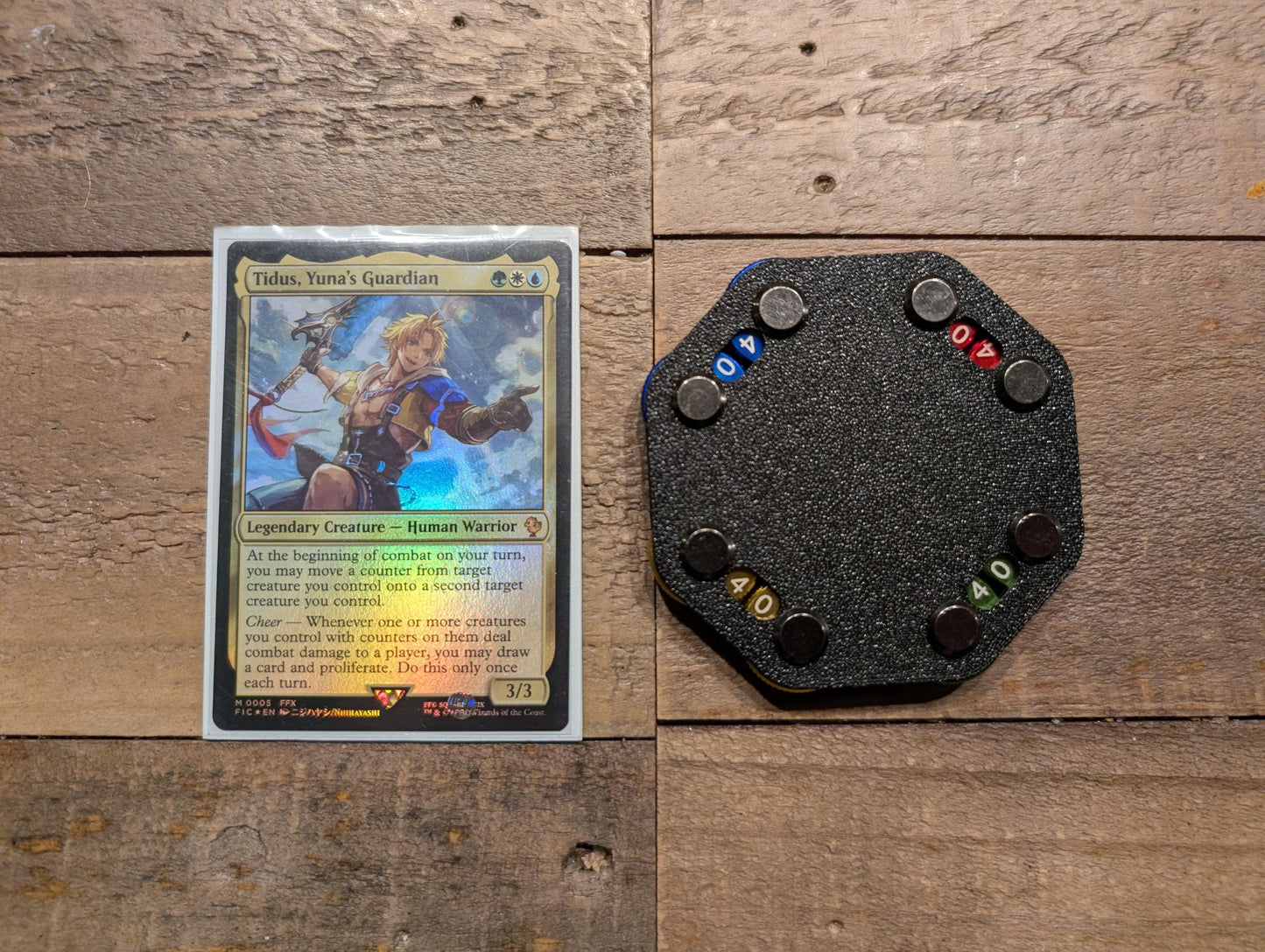 4 player spin down life counter - mtg - magic the gathering - geek gift - gamer - commander - EDH - HP tracker - game